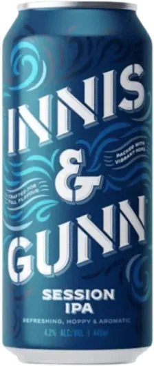 Innis and Gunn Session IPA Beer 24 x 440ml Cans Case Scottish Craft Beer Hoppy Citrus