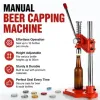 Manual Beer Bottle Capping Machine Review: a heavy but reliable bench capper for home brewers