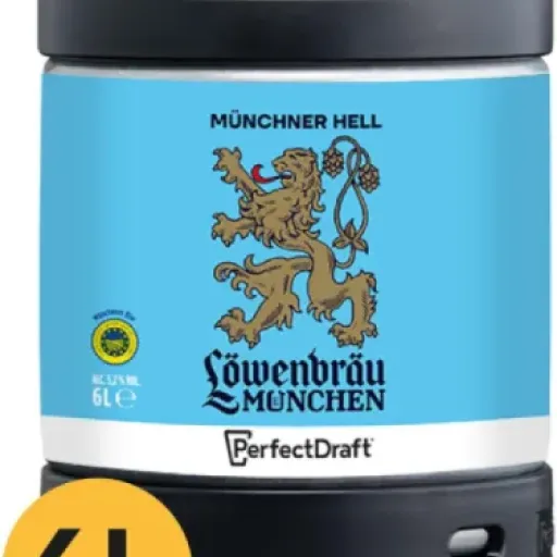 PerfectDraft LÖWENBRÄU 6L Keg Review: classic Munich lager on tap at home