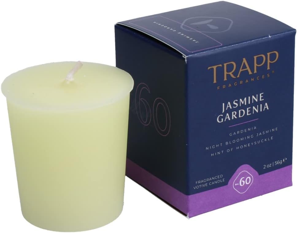 No - 60 Jasmine Gardenia 2 oz - Votive Candle (4 Pack)