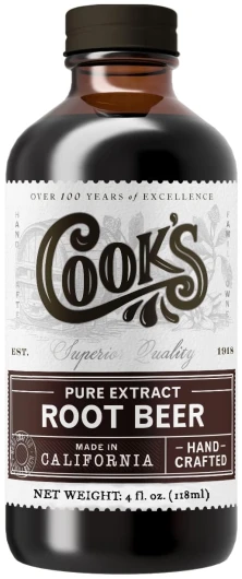 Cook's, Root Beer Extract Flavoring, For Root Beer Making and Baking, 4 Ounce Root Beer 4 Fl Oz (Pack of 1)