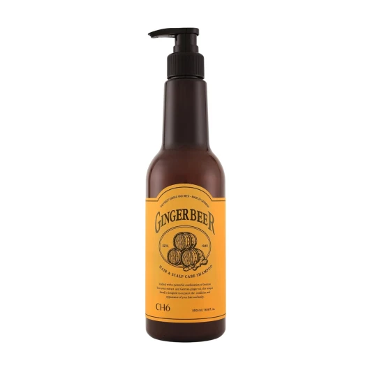 Ginger Beer Hair & Scalp Care Shampoo - for hair loss - Recover Damaged Scalp, Rich with German Beer Yeast for Hair Regrowth and Thickening, Thinning hair, Sulfate free, 16.9 fl oz