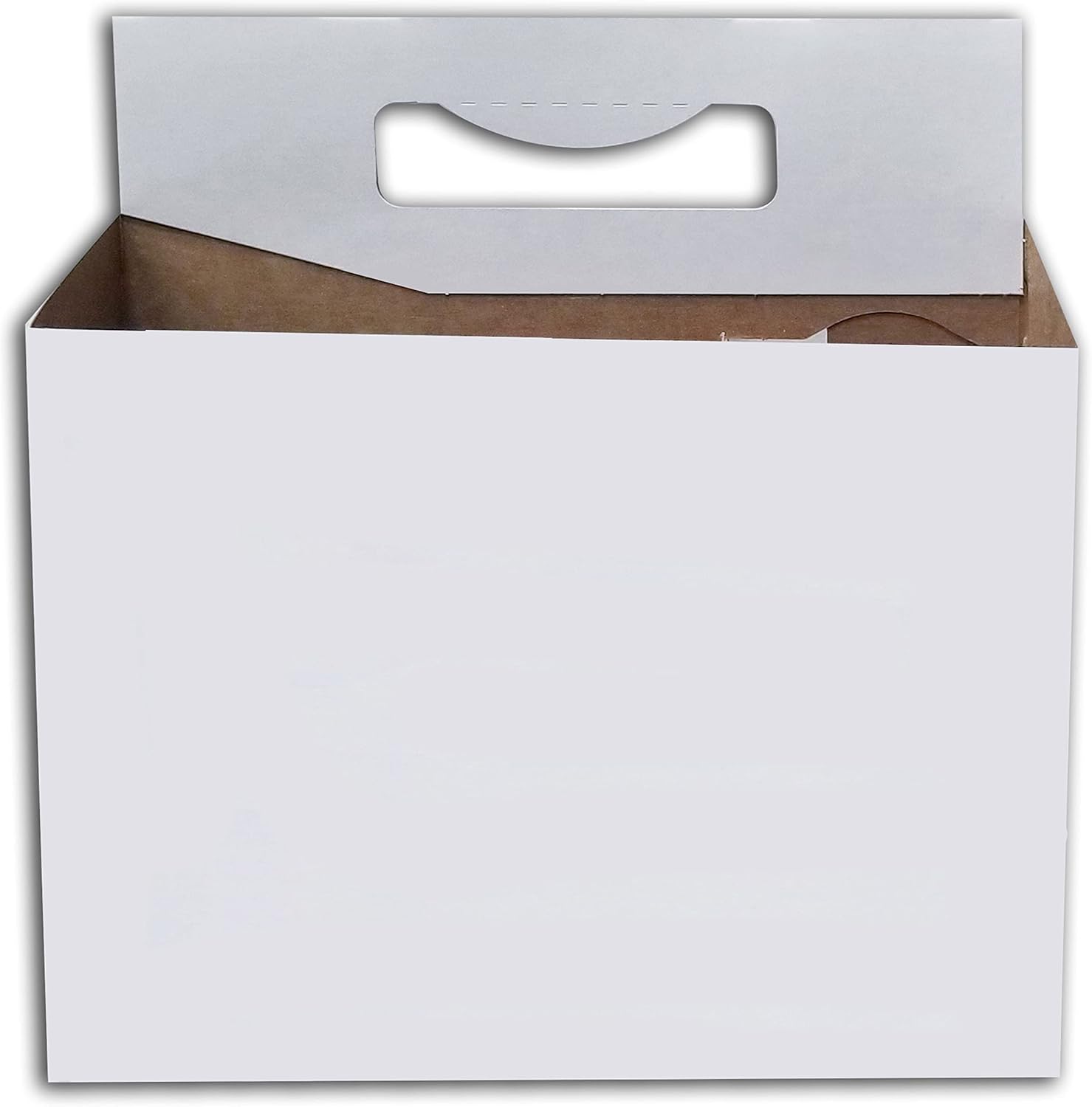 6 Pack Cardboard 12 oz Beer/Soda Carrier by C-Store Packaging (Pack of 12) (White) FAST SAME DAY SHIPPING