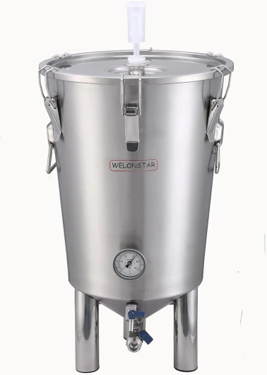 Fermentation tank for home brewing Stainless steel conical fermenter Craft beer Brewery 9 gallon
