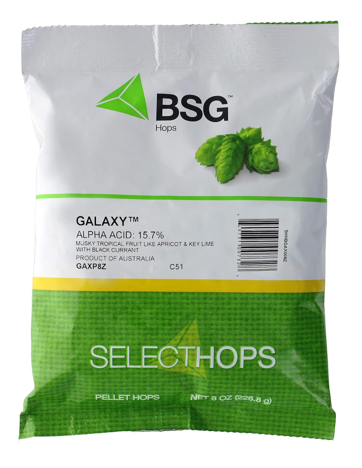 Galaxy (AU) Hop Pellets 8 oz