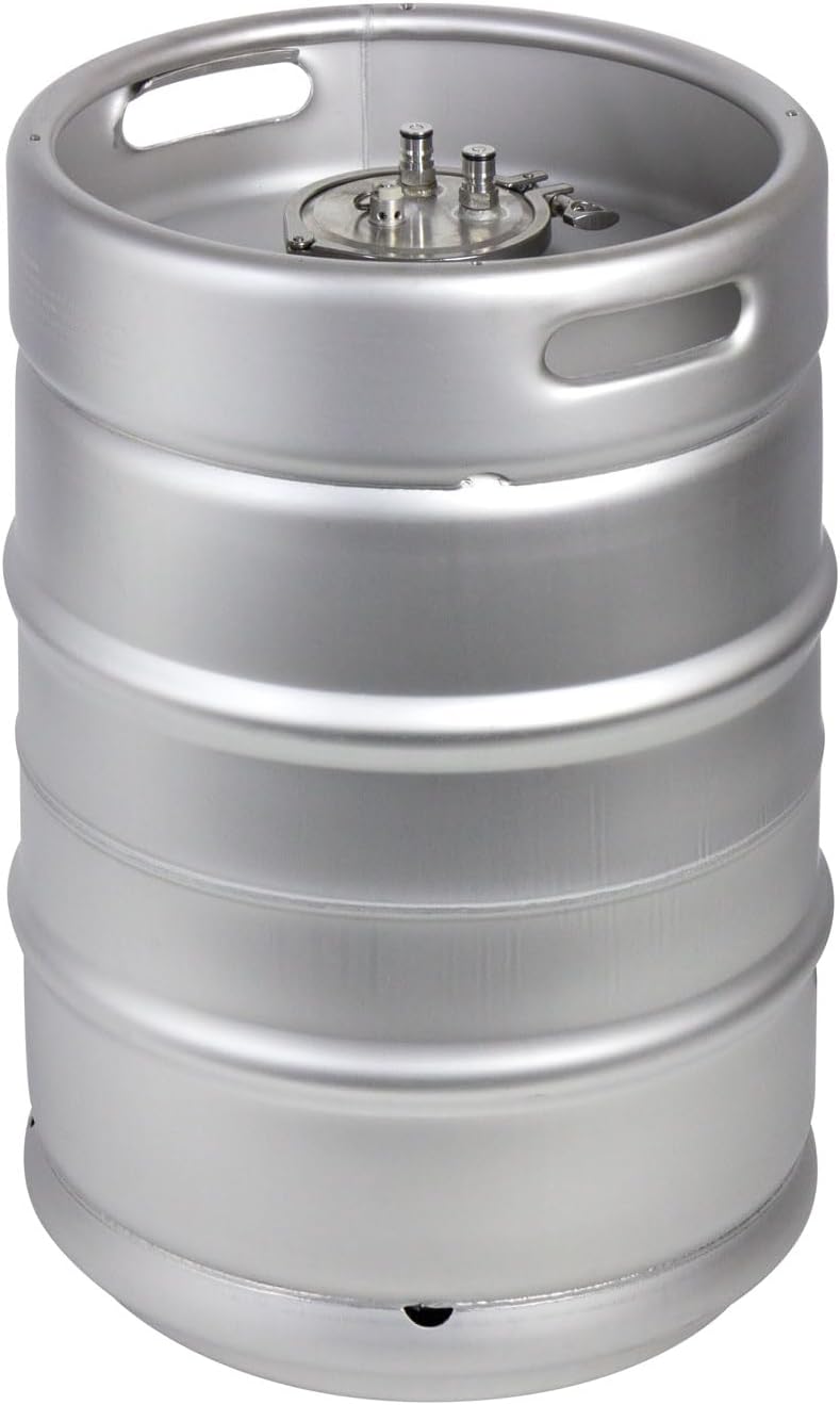 15.5 Gallon 1/2 Barrel 'Bubba' Ball Lock Keg & Brite Tank