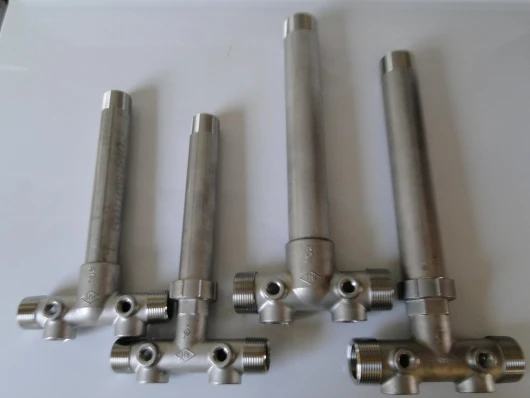 STAINLESS STEEL 1 x 11 or 1.25 x 14 PRESSURE TANK TEE W/UNION or W/O UNION for WATER WELL (1.25 x 14 + UNION)