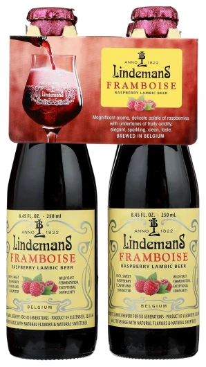 LINDEMANS Framboise Raspberry Lambic 4pk, 8.45 FZ