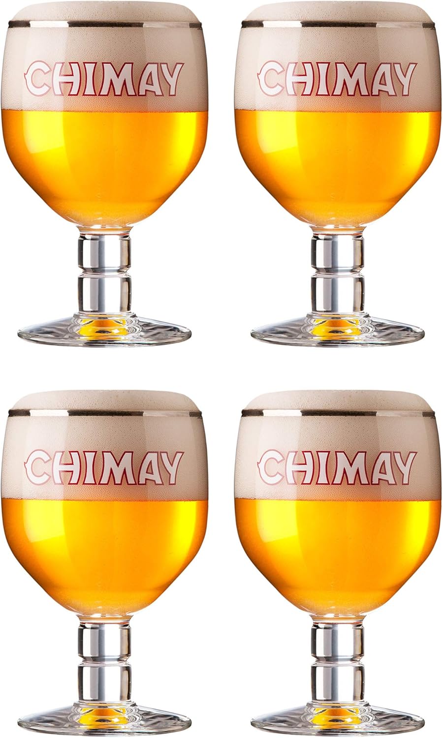 Chimay Belgian Ale Chalice - 33 CL - Set of 4