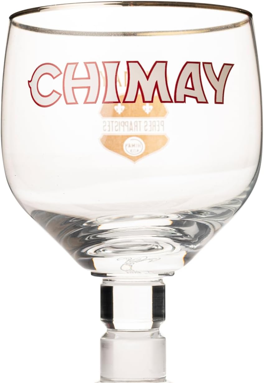 Chimay Belgian Ale Chalice - Gold Shield Gift & Collectors Edition With Gift Box