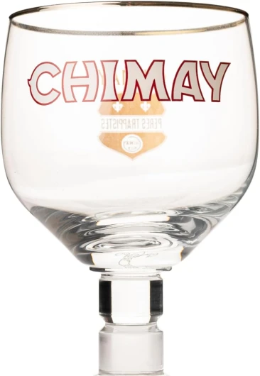 Chimay Belgian Ale Chalice - Gold Shield Gift & Collectors Edition With Gift Box