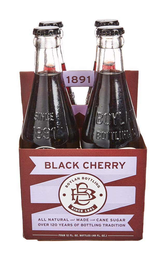 Bottling Co Black Cherry Soda, 12 Fl Oz Bottles, 4 Pack Black Cherry 12 Fl Oz (Pack of 4)