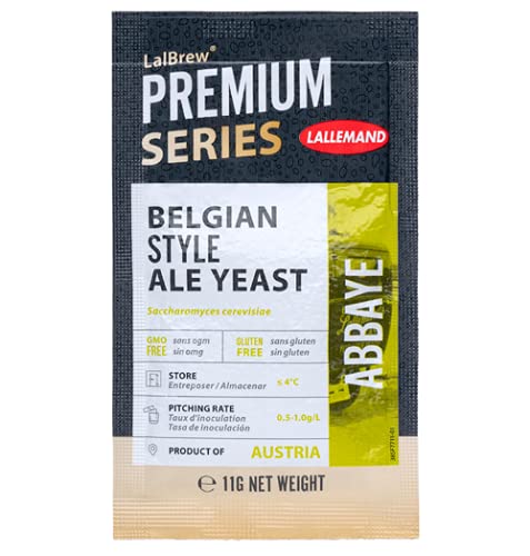 ABBAYE™ BELGIAN-STYLE ALE YEAST 11g Packet Lallemand LalBrew Premium Series Dry Brewers Yeast
