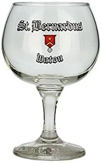 St - Bernardus Watou Belgian Ale Chalice/Goblet Beer Glass - Set of 6