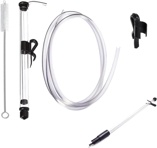 Fermtech Mini 14" Long Deluxe Siphoning Kit – Complete Home Brewing Equipment for Beer, Wine, Mead, and Craft Brew Making; Includes Auto Siphon Pump, Food-Grade Transfer Hose, and Bottling Wand