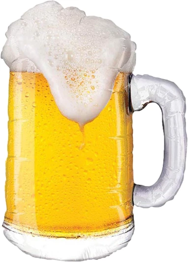 Realistic Foaming Beer Mug 34" Foil Party Balloon 1