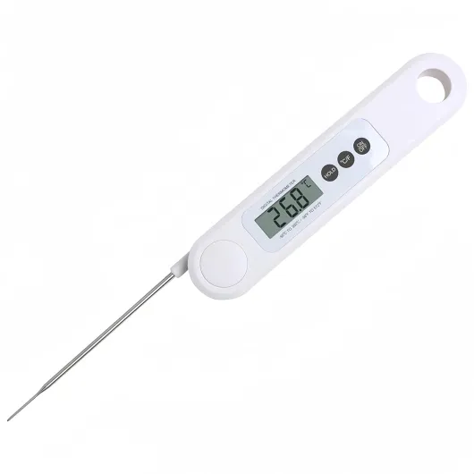 Instant Reading Food Thermometer with Foldable Probe - High Precision Digital Thermometer for Cooking/Baking/BBQ/Candy Making/Baby Bottle/Bathtub - 3 Second Quick Reading, IPX7 Waterproof