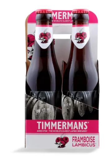 Timmermans Framboise Hibiscus Lambicus 4Pk, 11.2 Fz