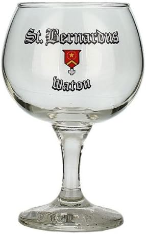 St - Bernardus Watou Belgian Ale Chalice/Goblet Beer Glass - Set of 4