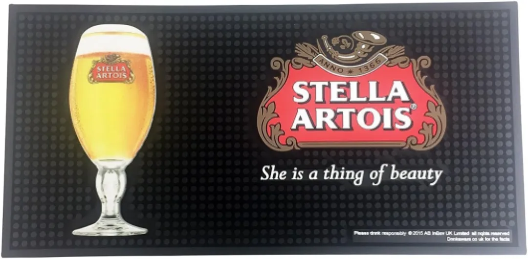 Beer Professional Bar Mat Spill Mat Rail Drip Mat