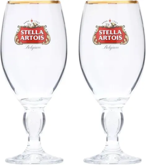 2-Pack Original Glass Chalice, 33cl 11.2 Ounces Classic