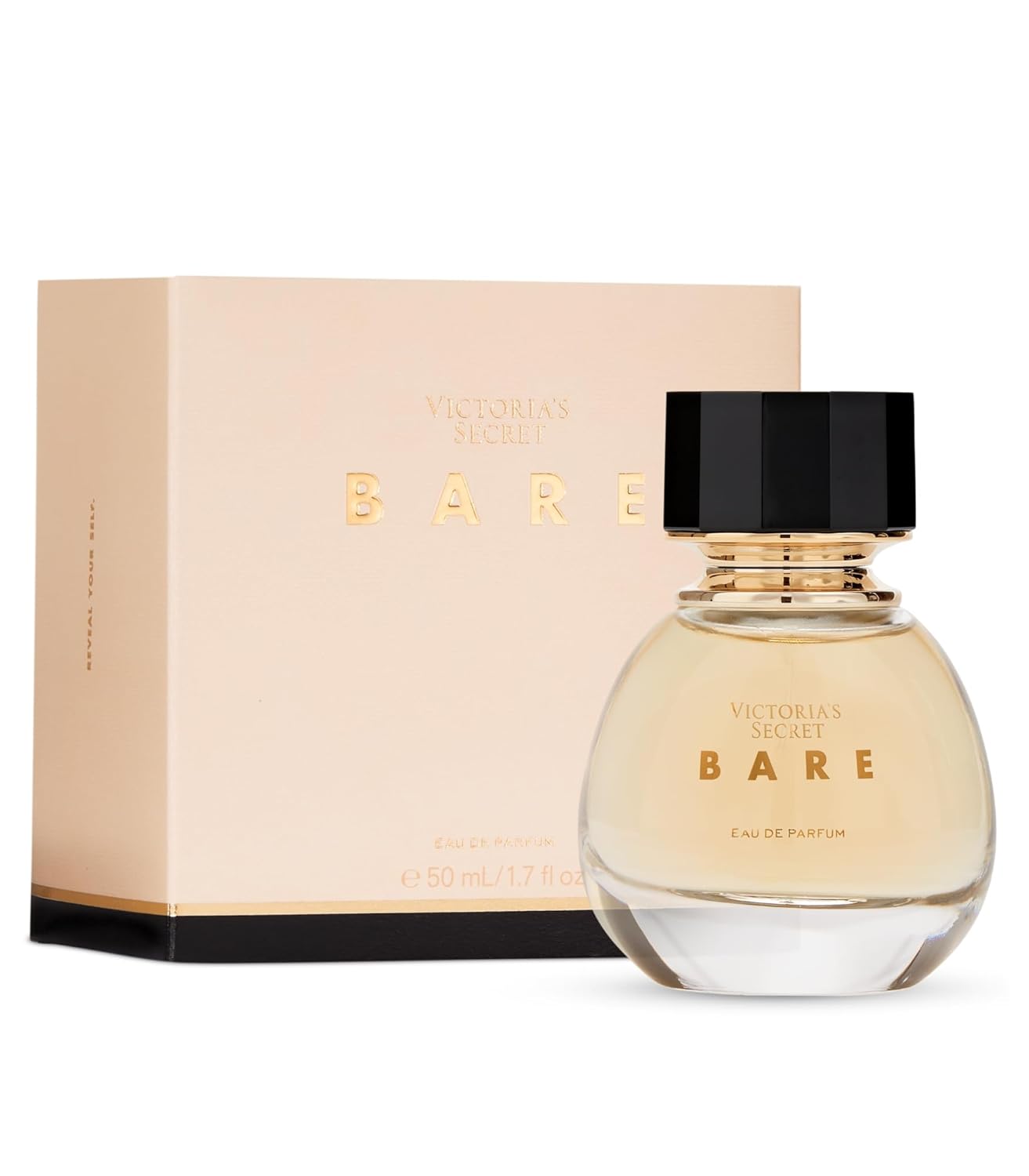 Victoria's Secret Bare Eau de Parfum, Notes of Australian Sandalwood, Mandarin Madagascar & Egyptian Violet, Perfumes for Women (1.7 oz)