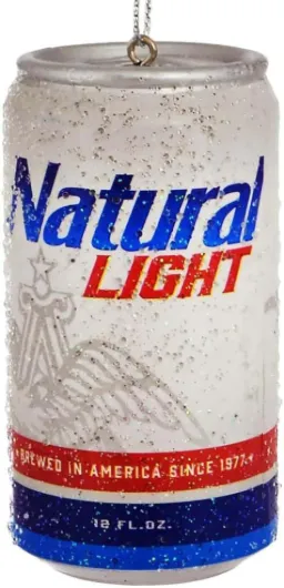 Natural Ice Beer Can Christmas Tree Ornament AB1182