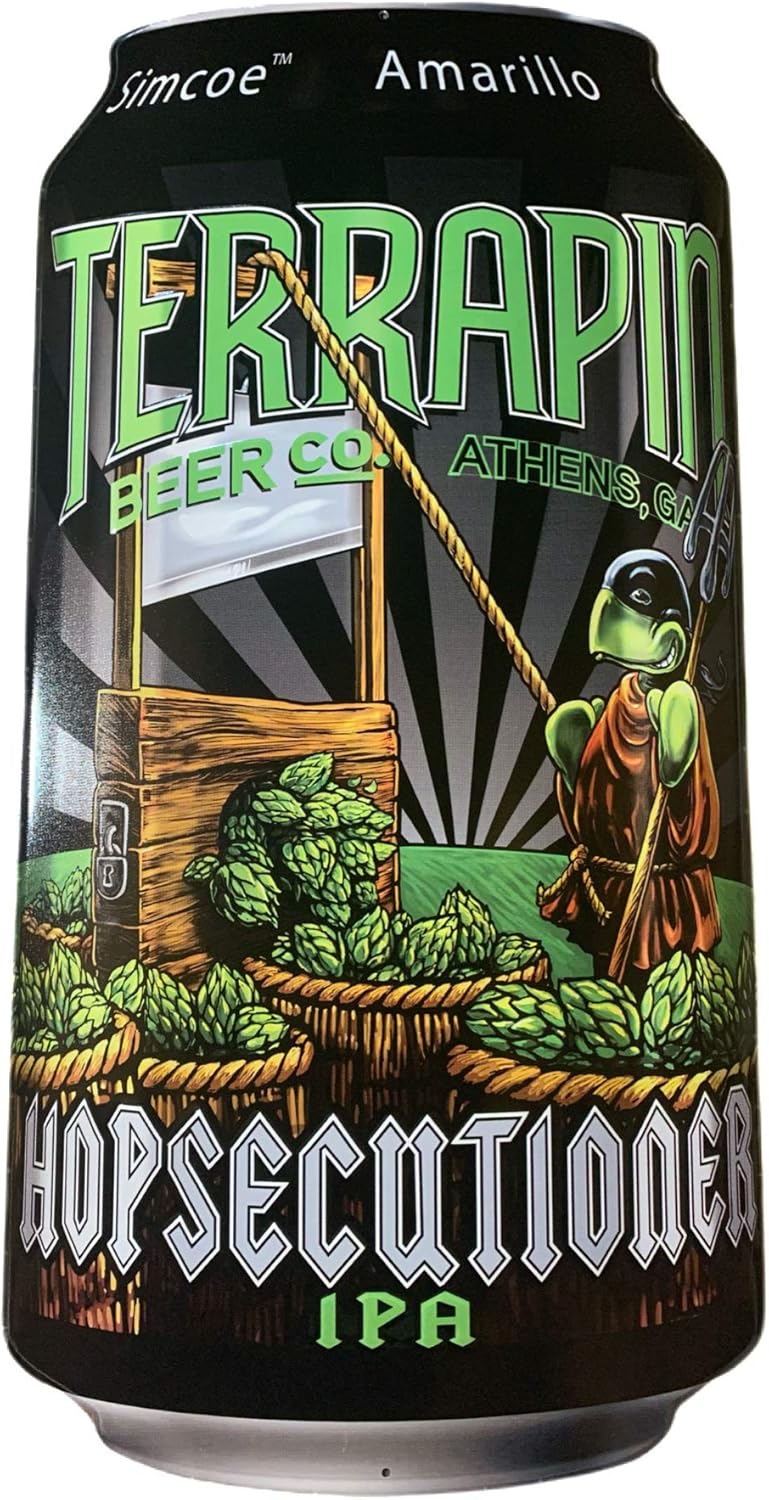 Terrapin IPA Beer Company Tin Metal Sign - Hopsecutioner - Athens Georgia