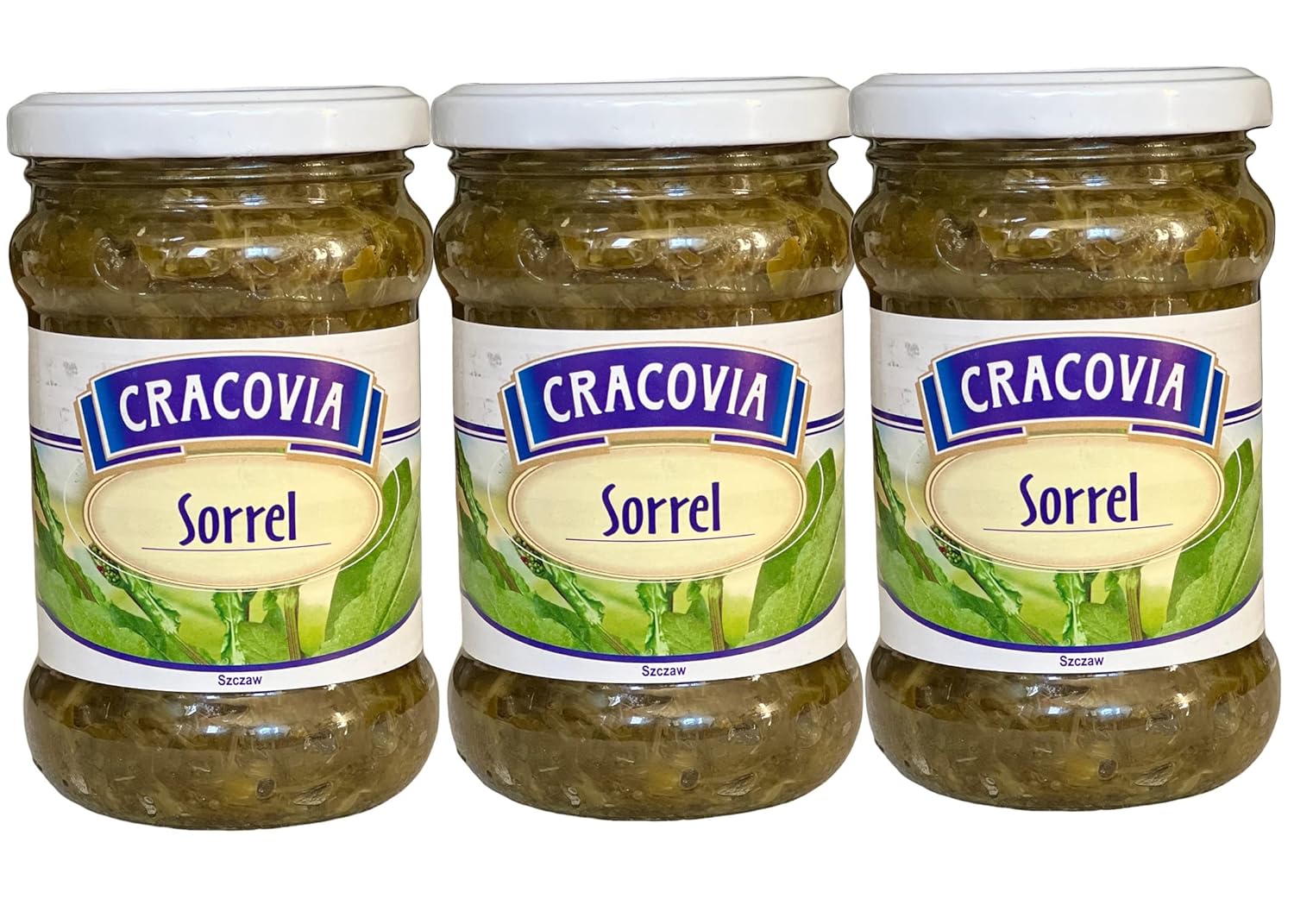 SORREL CRACOVIA, POLISH SORREL, RUSSIAN STYLE SORREL, SZCZAW 10.58OZ (3OOG) 3 PACK