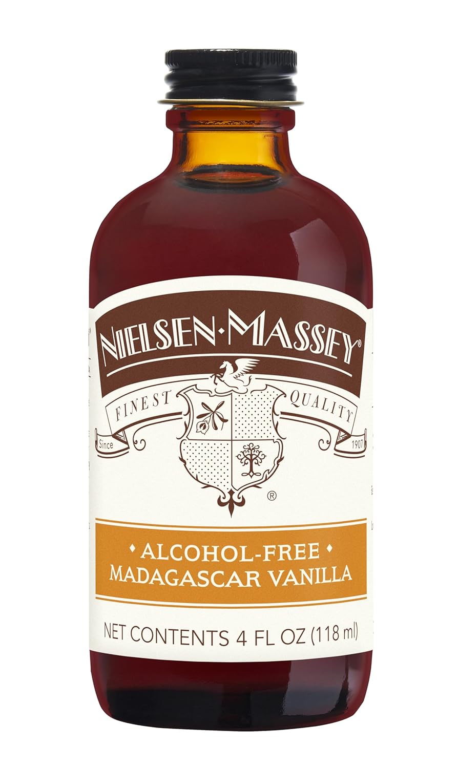 Nielsen-Massey Alcohol-Free Madagascar Vanilla for Baking and Cooking, 4 FL OZ