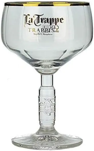 La Trappe Trappist Belgian Beer Chalice Glass