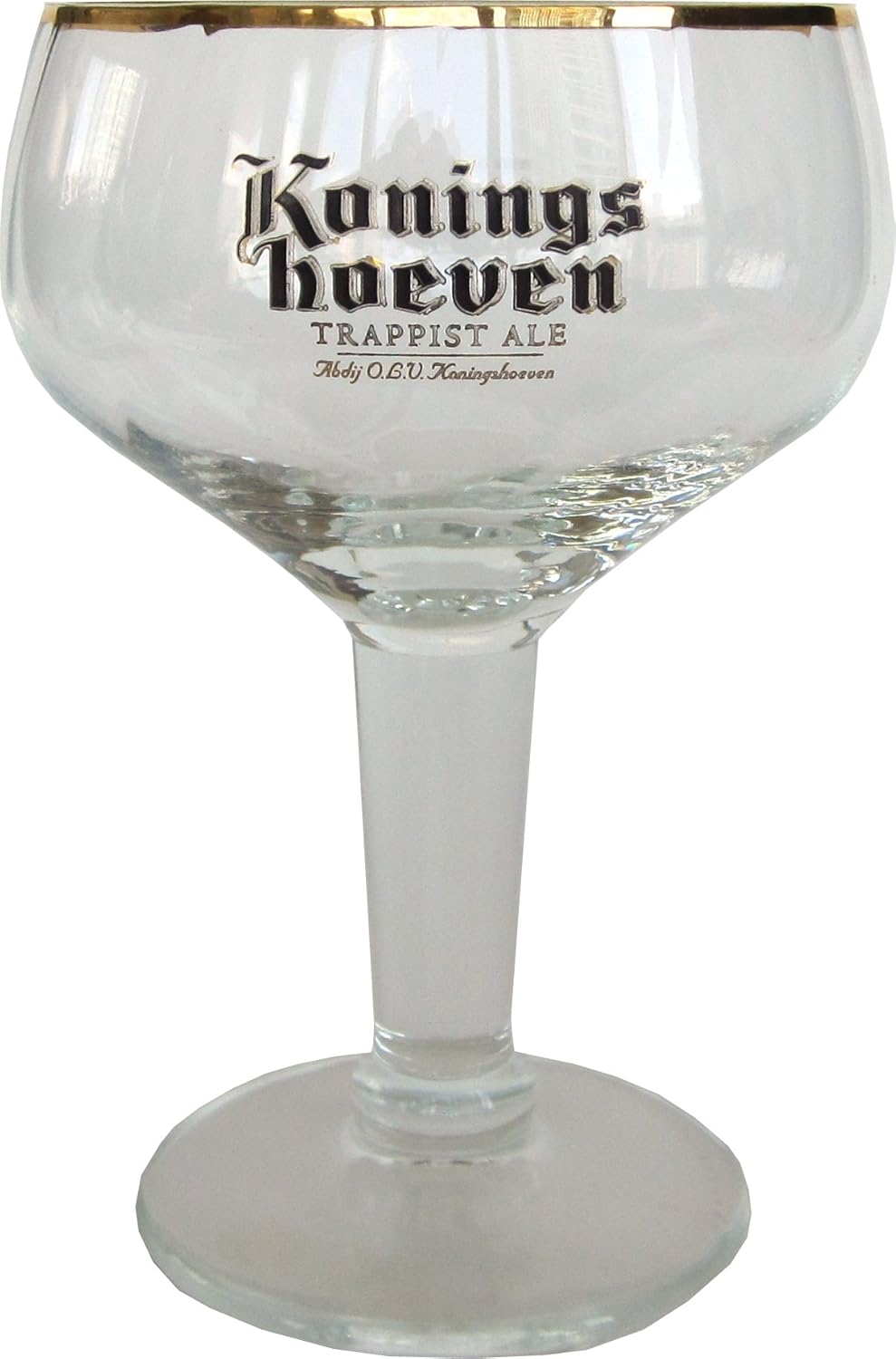 Dutch Trappist Ale Craft Beer Glass Goblet Chalice La Trappe Gold De Koningshoeven Brewery
