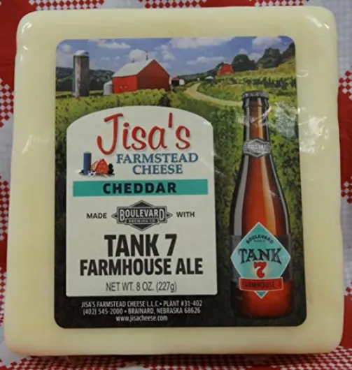 Boulevard Tank 7 Farmhouse Ale - 3-Pack - 8 oz Each - Artisan Cheese - Made with Whole Milk - Crafted in Small Batches - Jisa's Farmstead Cheese
