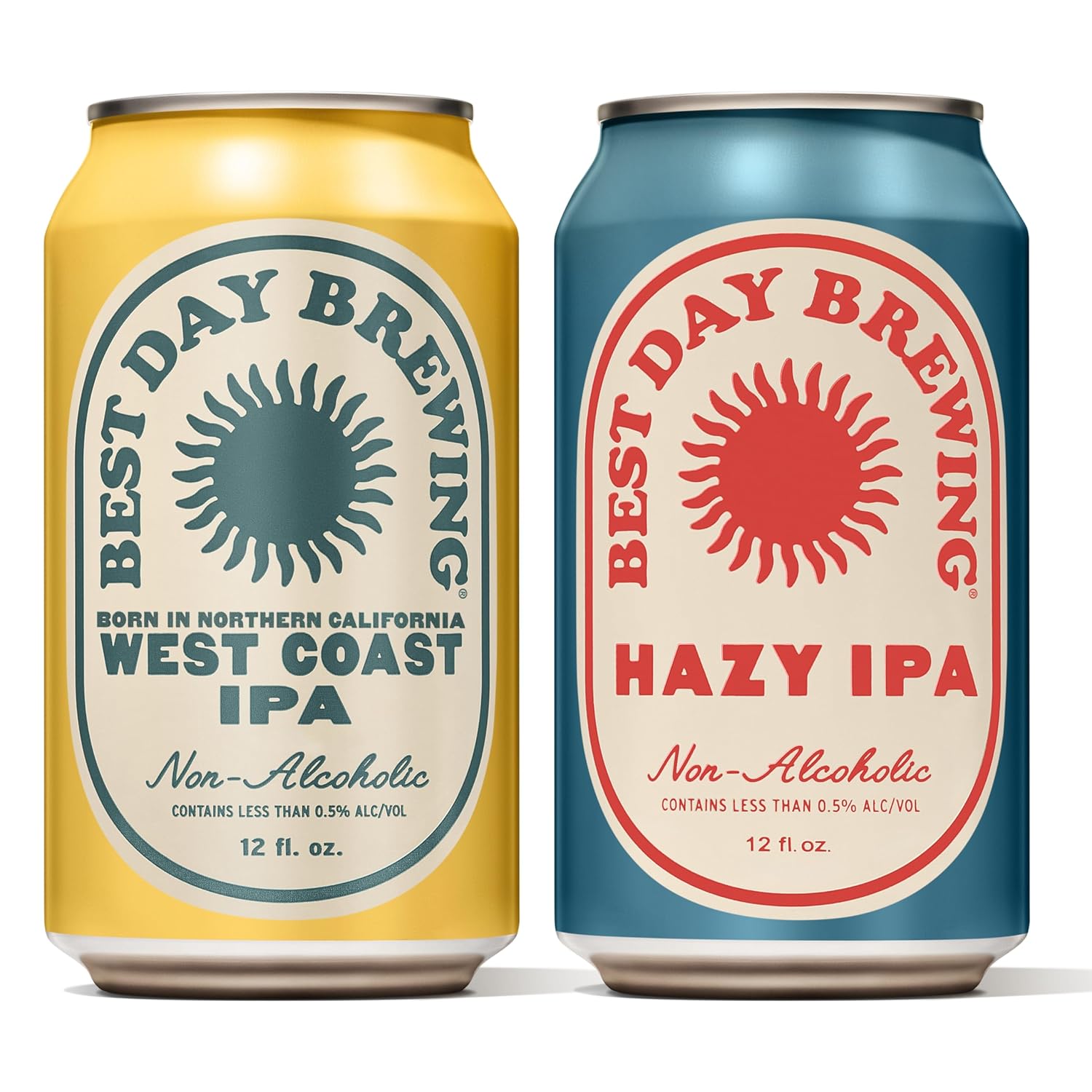 Hazy IPA & West Coast IPA Combo - Premium Ingredients (12-Pack, Hazy IPA & West Coast IPA) Hazy IPA & West Coast IPA 12-Pack