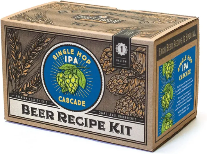 Recipe Kit - Single Hop IPA Refill - 1 Gallon - Ingredients for Home Brewing Beer