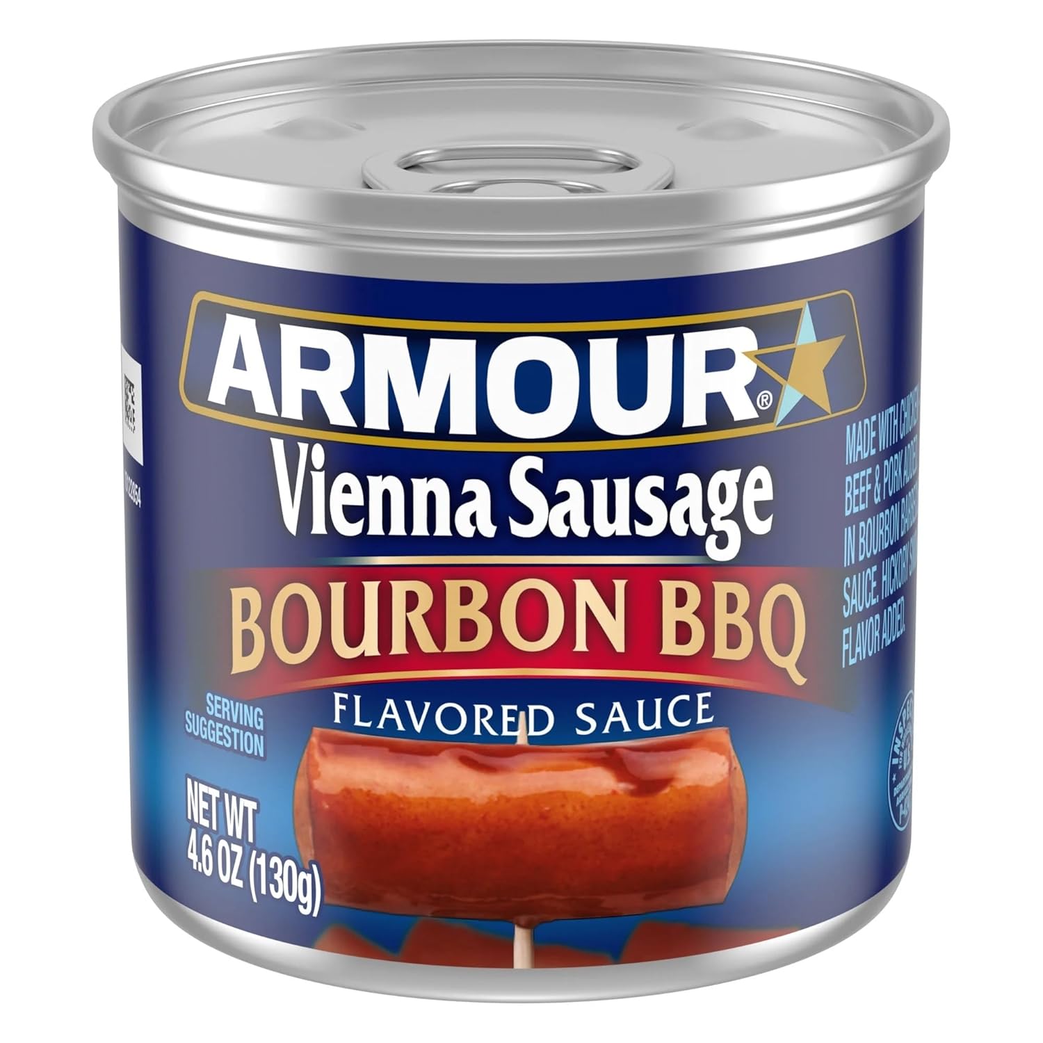 Bourbon Barbecue Vienna Sausage, 4.6 oz Cans (Pack of 12)