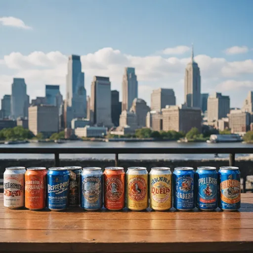Broad street brewing independence lager cans: a taste of Philadelphia in every sip