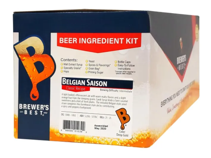 Belgian Saison Beer Ingredient Kit Caramel