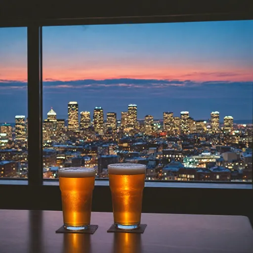 Night shift super santilli ipa: a hoppy Boston favorite with a view