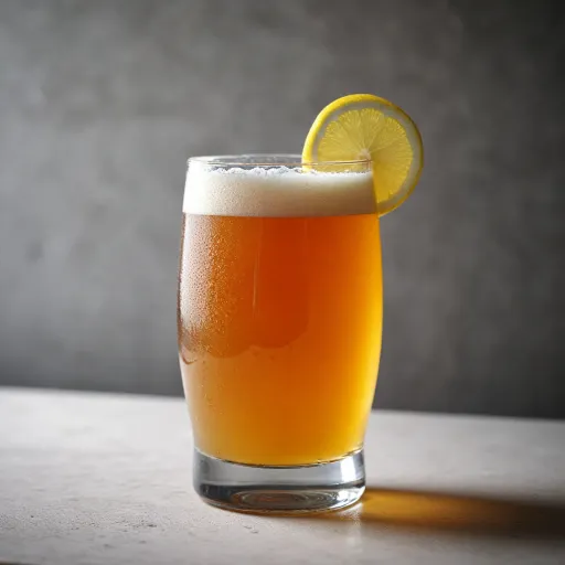 Dirty blonde beer: a refreshing wheat ale with citrus and spice
