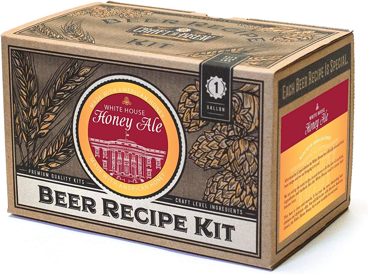Recipe Kit - White House Honey Ale Refill - 1 Gallon - Ingredients for Home Brewing Beer