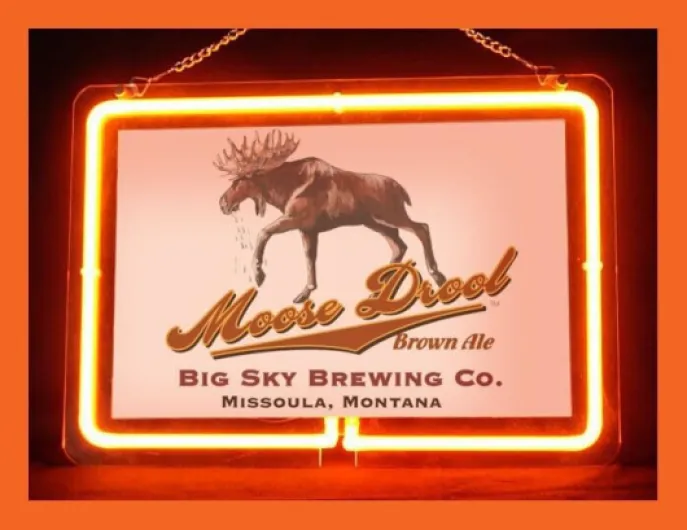 14" Moose Drools Neon Sign Acrylic Beer Pub Bar Handmade Wall Decor Neon Light A114MDBAV2BA2