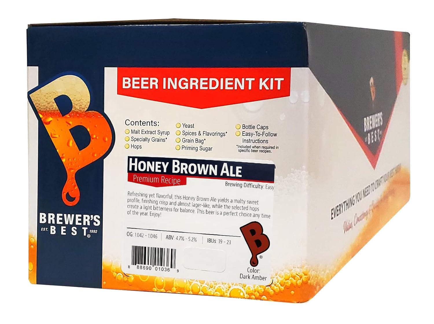 Brewer's Best Honey Brown Ale Beer Ingredient Kit