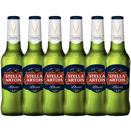[Pack of 6] Stella Artois Liberté 0.0% Premium NA/Alcohol FREE Larger Beer