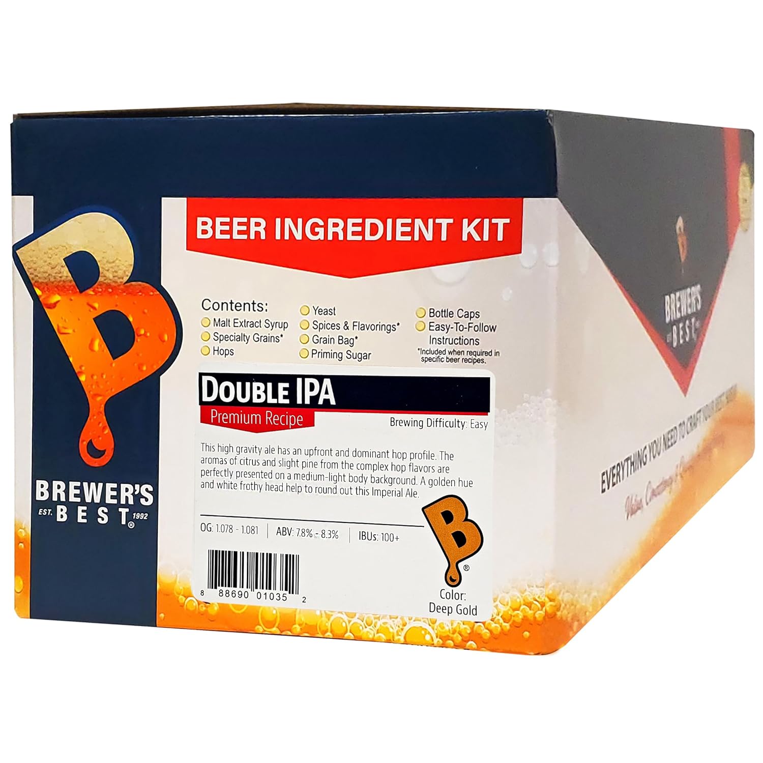 Brewer's Best Double IPA Beer Ingredient Kit