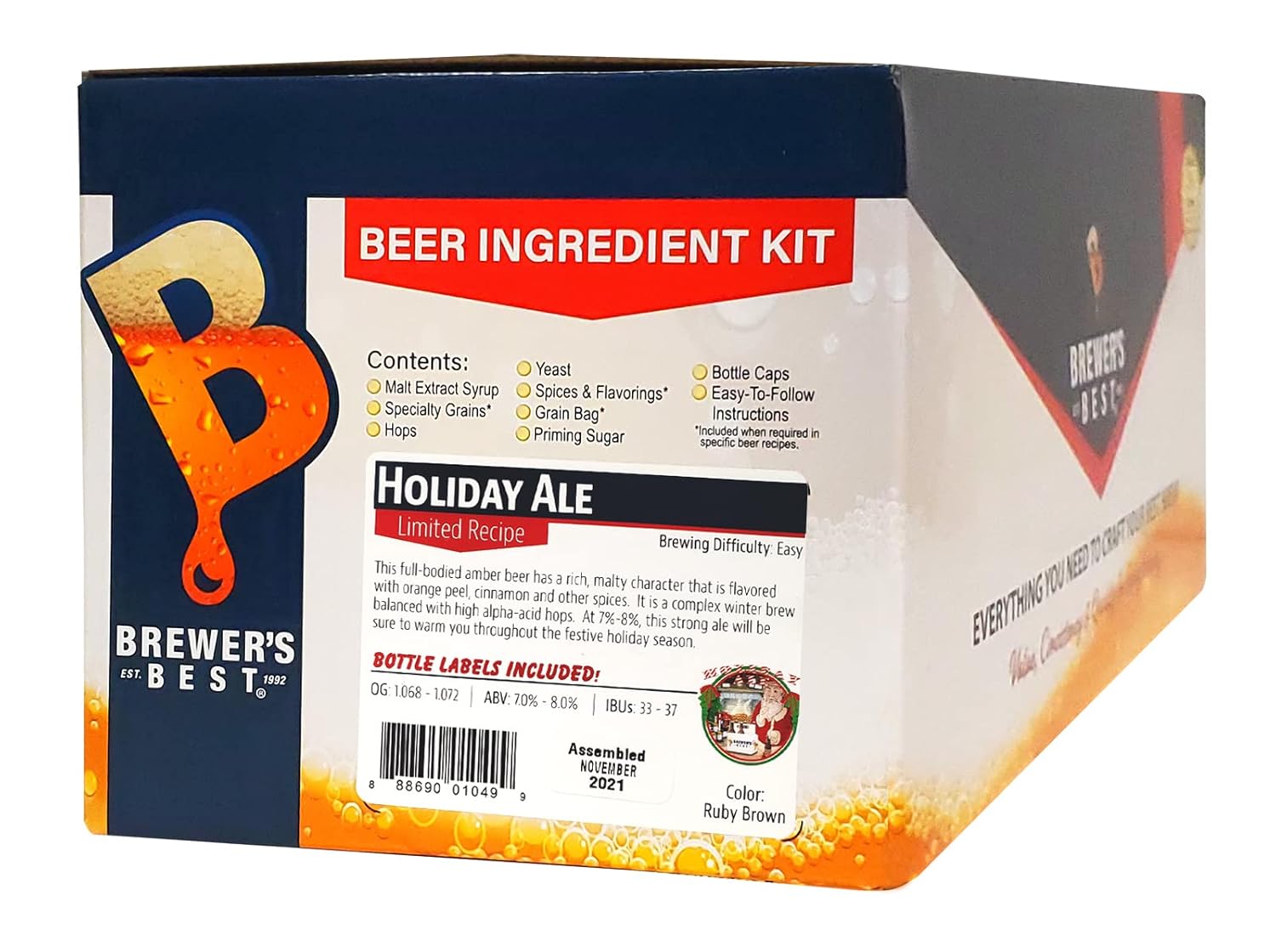 Brewer's Best Beer Ingredient Kit-Holiday Ale
