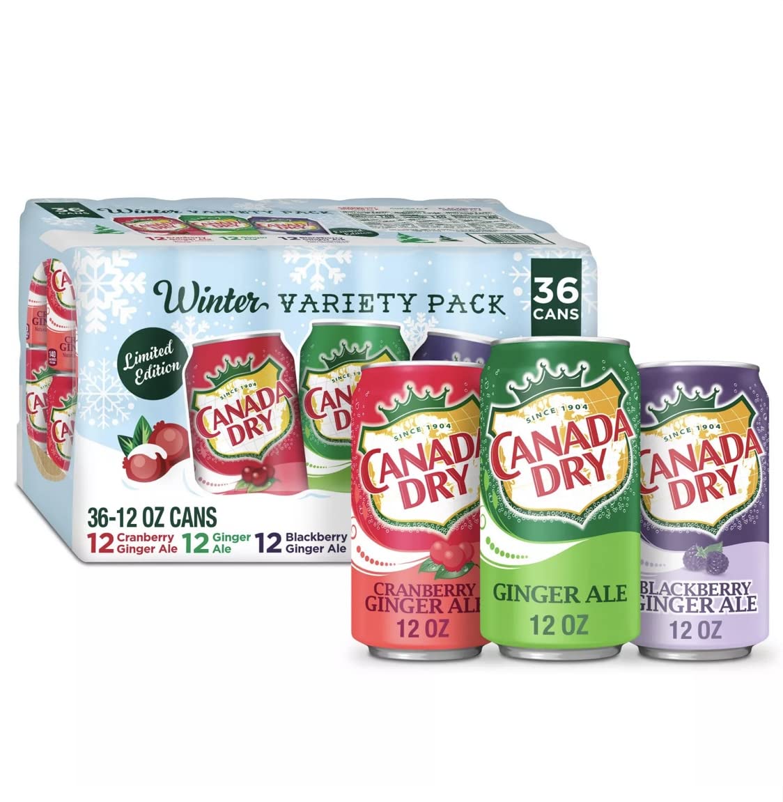 Winter Variety Pack, 12 Ounce (36 Pack)
