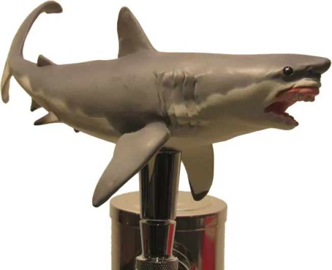 Kool Collectibles Great White Shark Beer Tap Handle Sports Bar