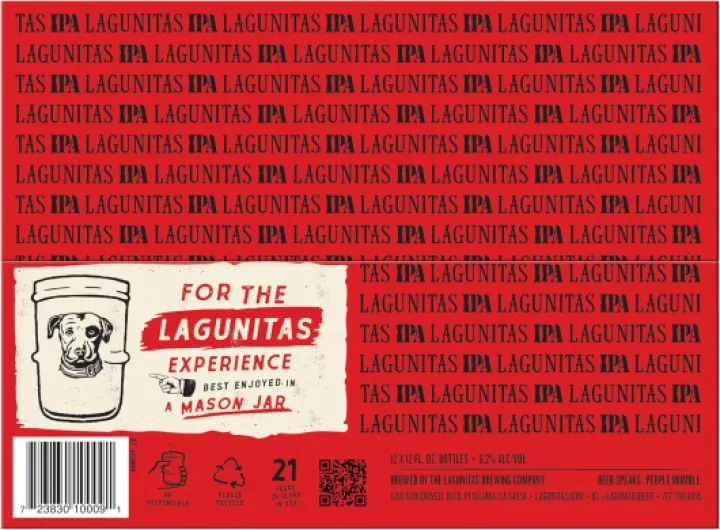 Lagunitas IPA, 12 pk, 12 Fl Oz, 6.2% ABV