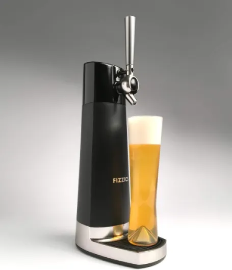 Fizzics FZ403 DraftPour Dispenser-Carbon-Enjoy Fresh Draft Beer Anytime, Anywhere